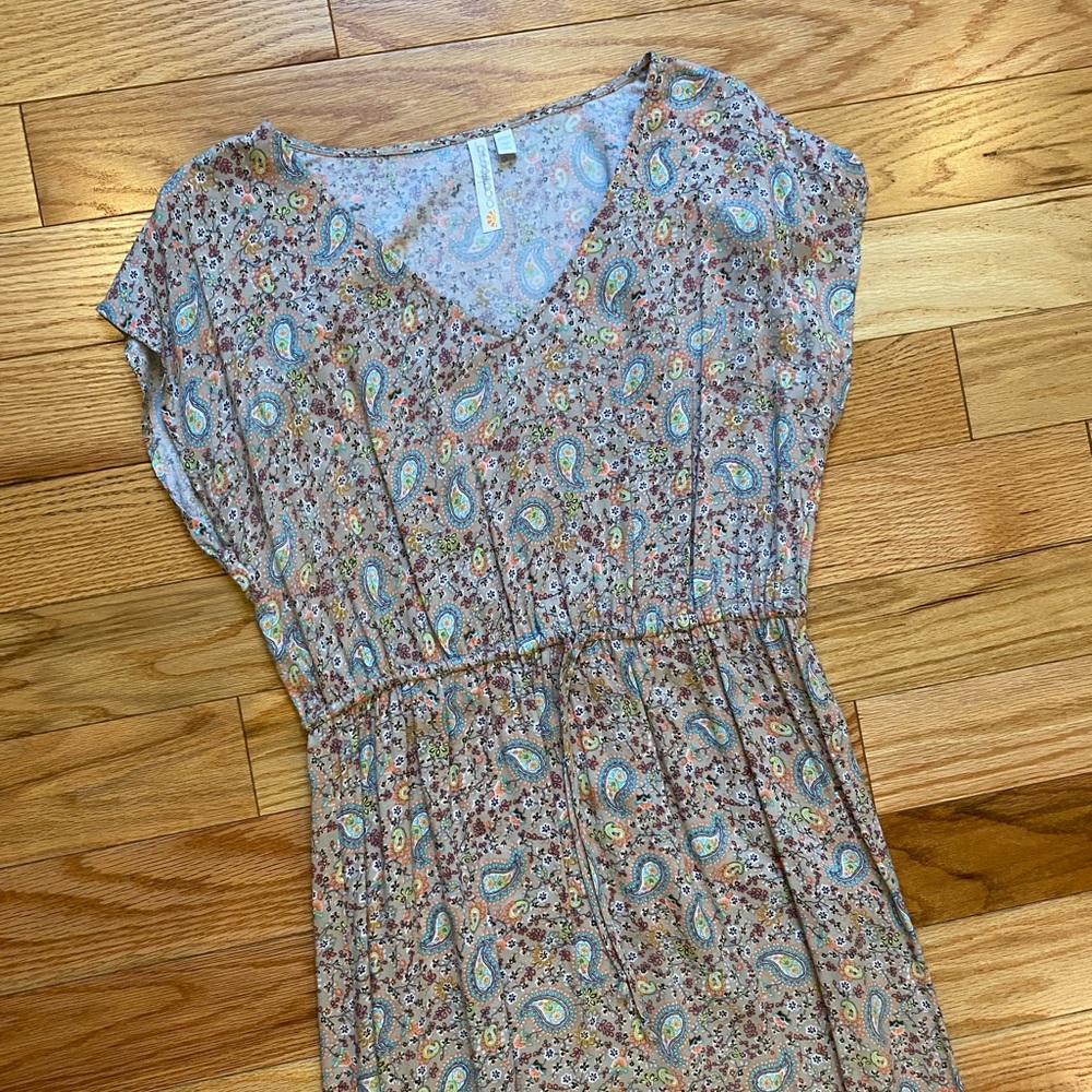 C&C California Paisley Side Slit Print Maxi Dress - S - Picture 4 of 8
